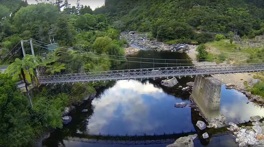 Karangahake Gorge New Zealand gold mine