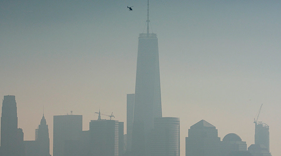 Click to enlarge smog New York City