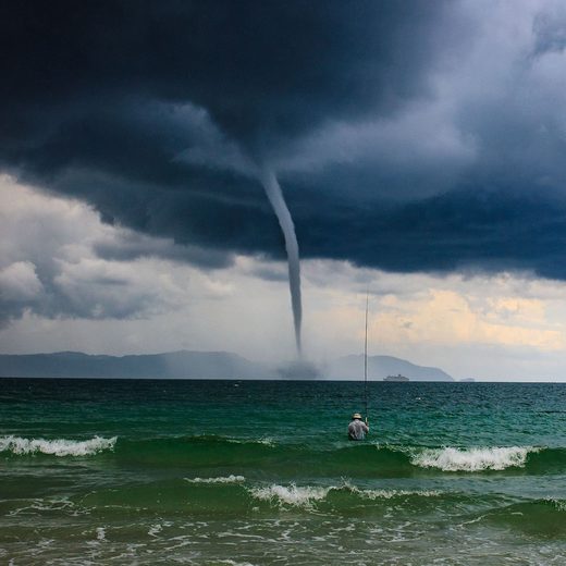Click to enlarge The Storm and The Fisherman