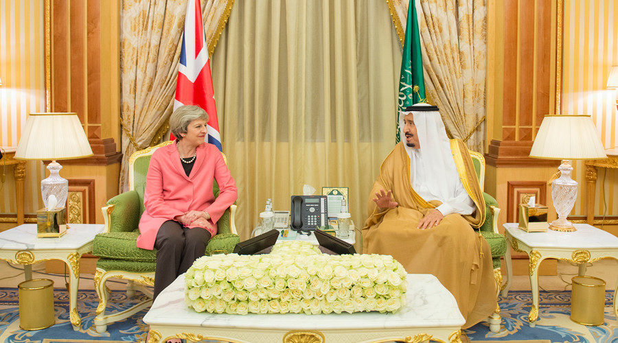 Theresa May Al Saud UK Saudi Arabia