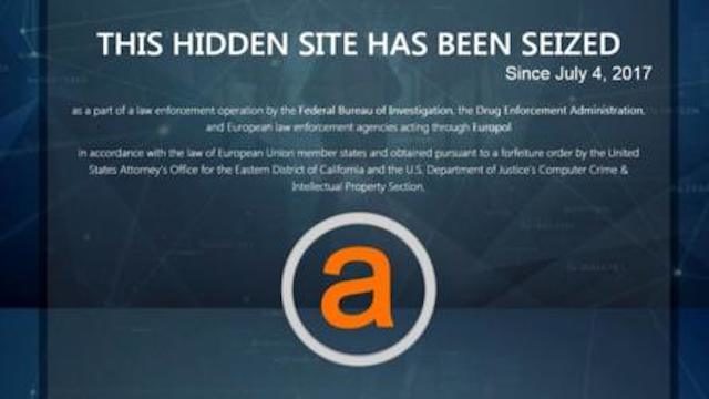 Click to enlarge AlphaBay site seizure