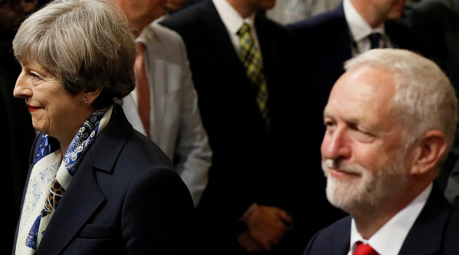 Theresa May and Jeremy Corbyn