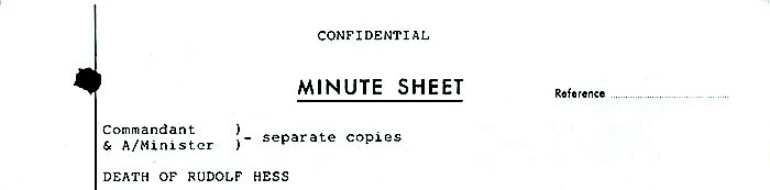 Click to enlarge Minute Sheet
