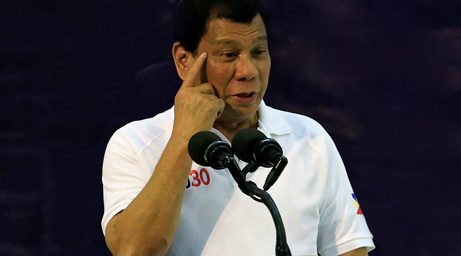 Philippine President Rodrigo Duterte