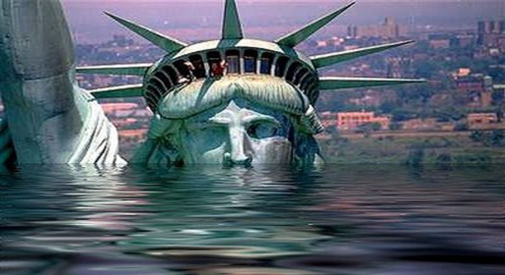 Drowning Statue of Liberty