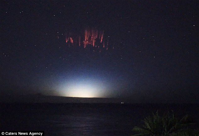Click to enlarge In the footage the excitement Mr Finlay's voice is very apparent, 'It was just extraordinary, I couldn't believe it,' he said