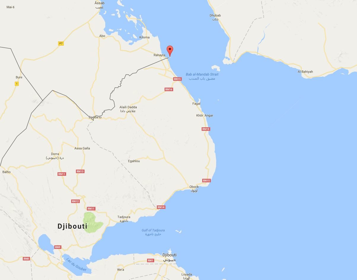 Click to enlarge map of Djibouti