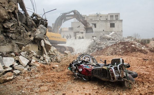 destruction in Syria