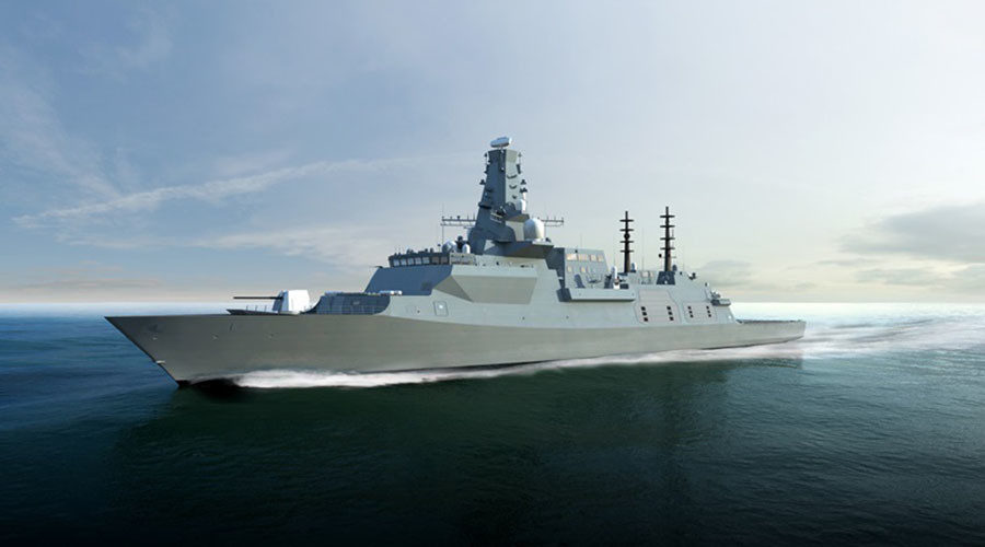Computer Generated Image of the Type 26 Global Combat Ship