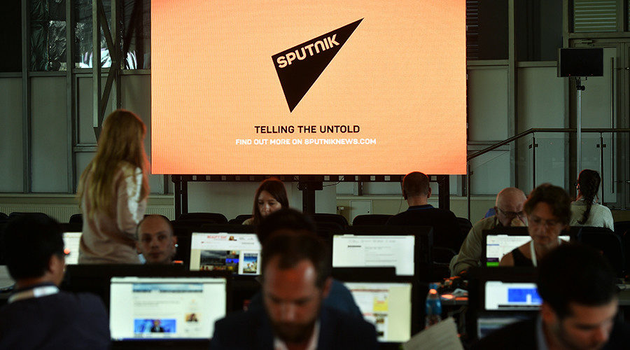 Sputnik news room