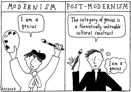 postmodernism cartoon