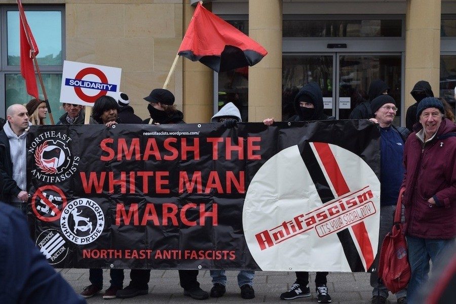 antifa march