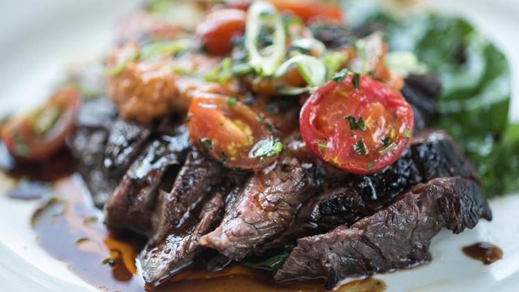 Click to enlarge grilled steak