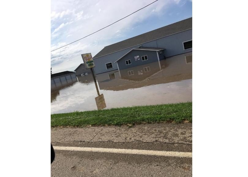 Click to enlarge Floodwater in Pearl city