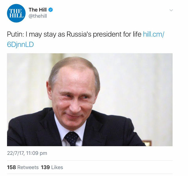 The Hill tweet