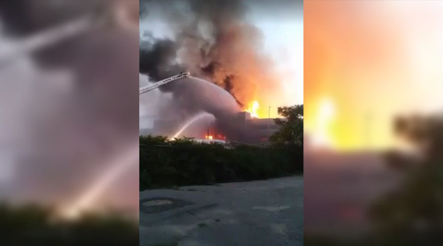 massive fire
