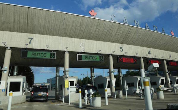 Canadian border