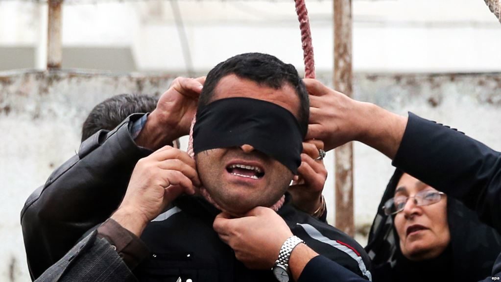 Preparation for an execution in Nowshahr, Iran