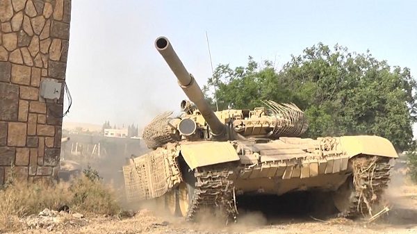Syrian SAA tank