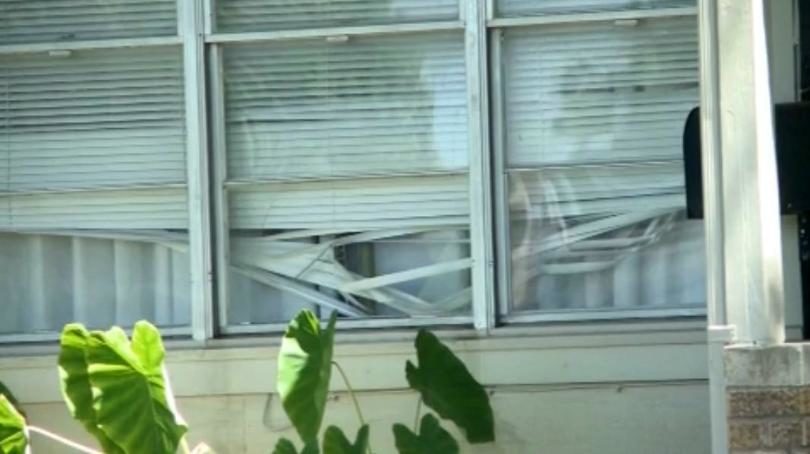 broken window