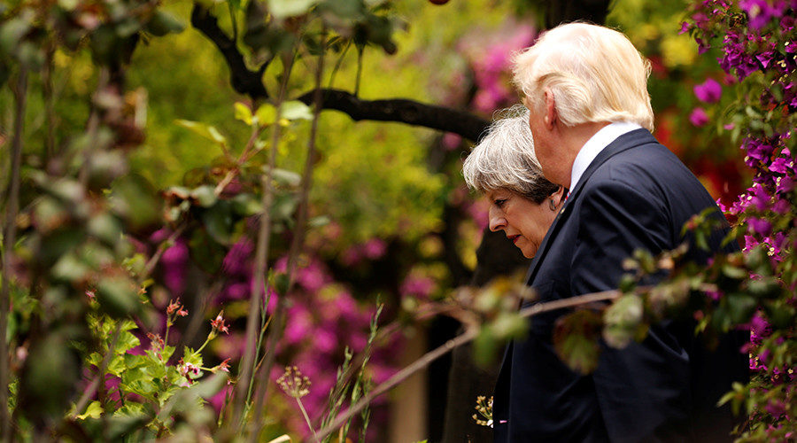 Theresa May Donald Trump