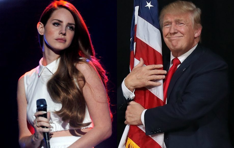 Click to enlarge Lana Del Rey and Donald Trump