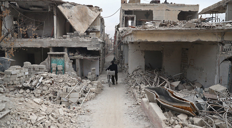 Douma, the largest town in the Eastern Ghouta area
