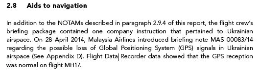 Click to enlarge DSB reported about the loss of GPS