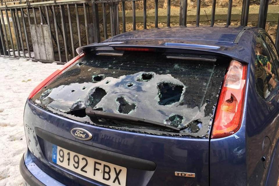Hail in Spain