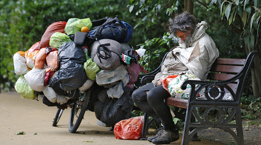 homeless man