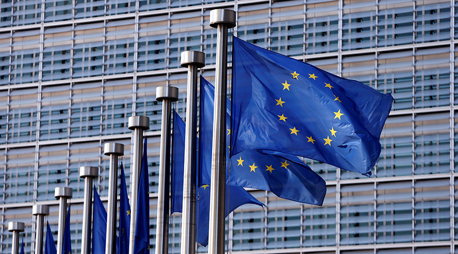 EU flags