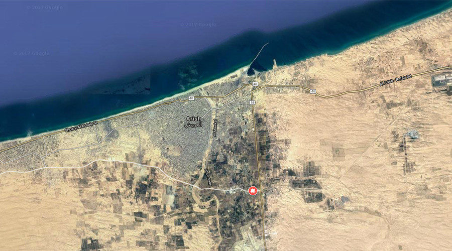 Egypt border crossing map
