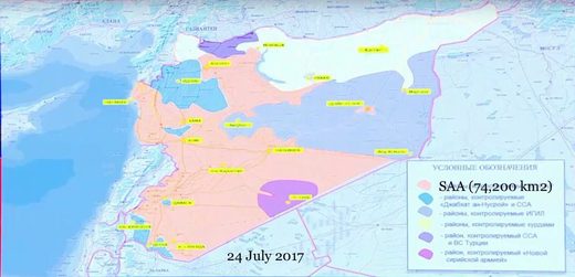 syria map july 2017