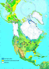 The Northern ice sheet (c. 13000 BP)