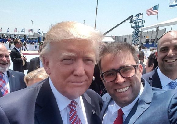Click to enlarge Donald Trump and Oren Hazan