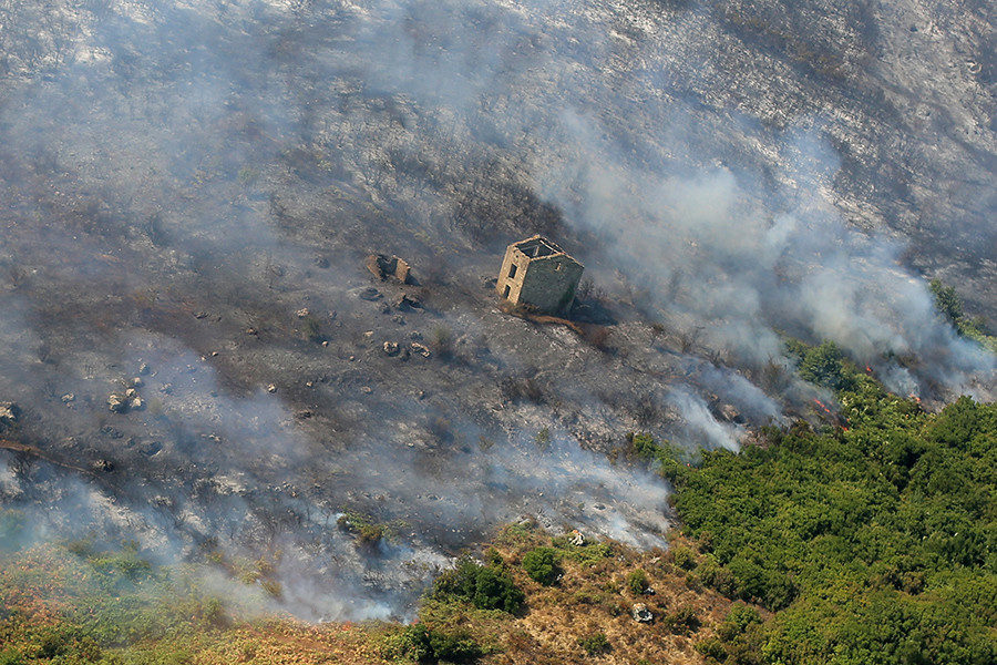 Wildfires Corsica July 2017