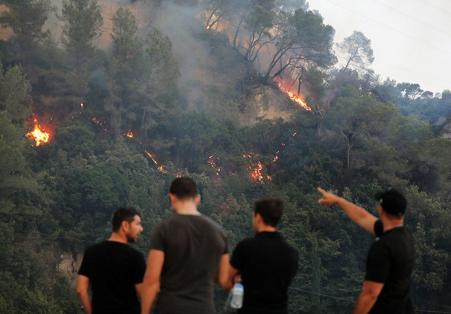 Wildfires Nice France July 2017