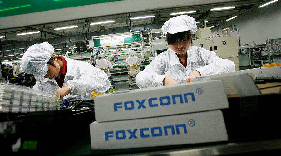 Click to enlarge Chinese Foxconn factory