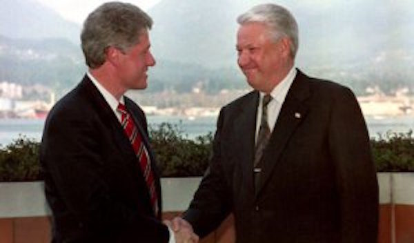 Clinton and Yeltsin
