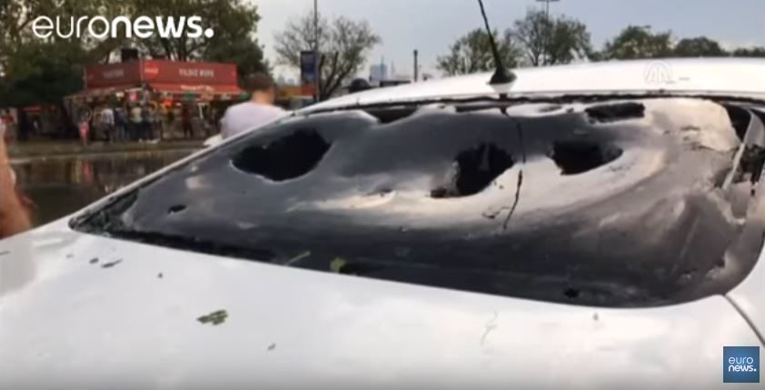 Istanbul hail damage