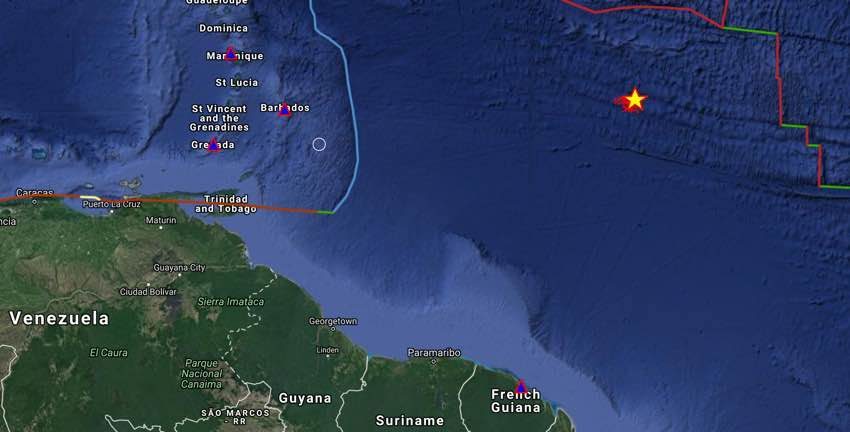 earthquake map