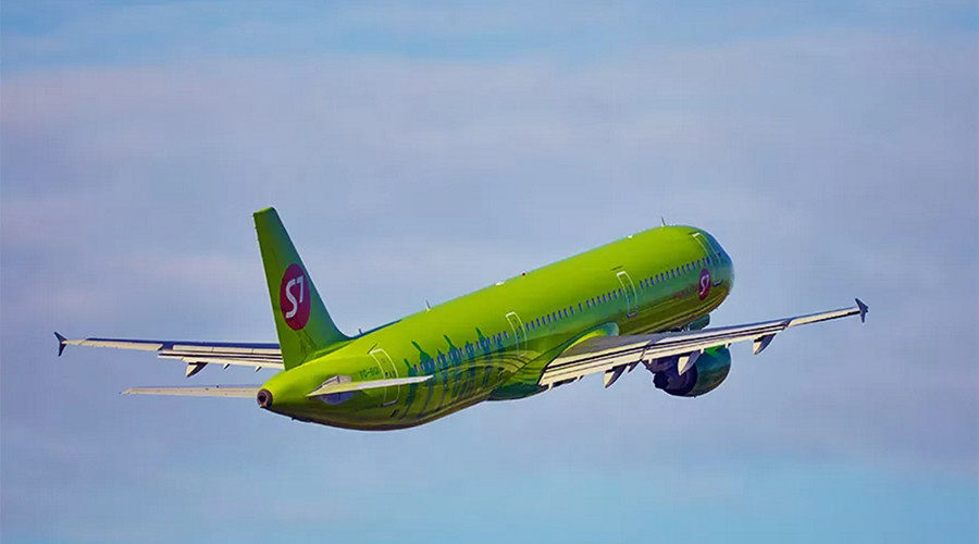 Russian S7 airplane