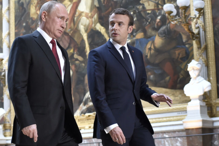 putin macron