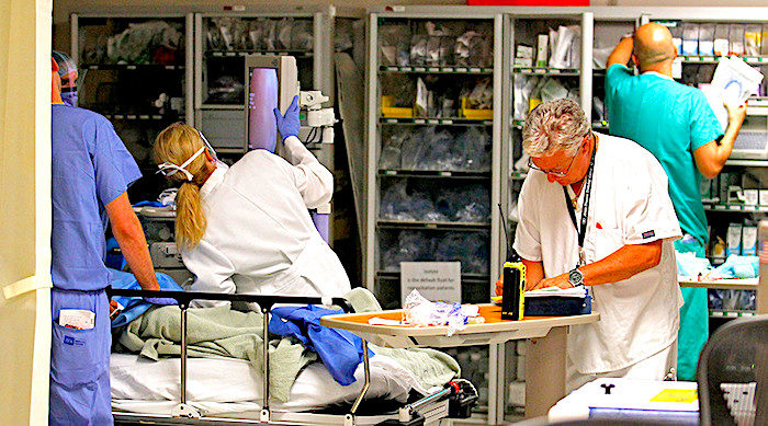 Hospital scene