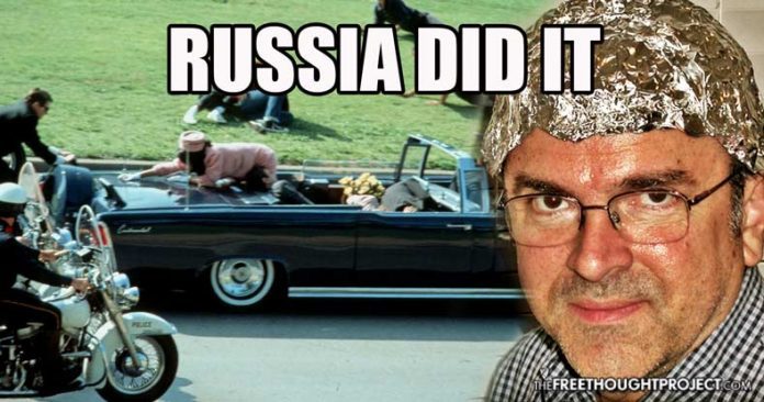 Click to enlarge JFK assassination conspiracy graphic
