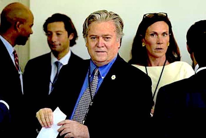 Click to enlarge Bannon in group