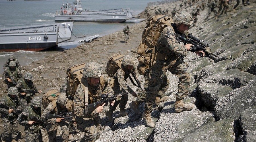US and SK soldiers