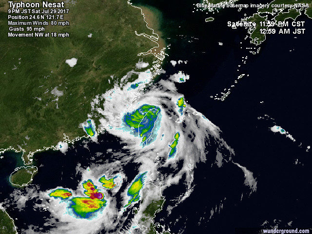 Click to enlarge Typhoon Nesat