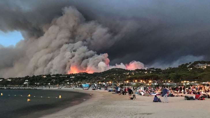 french riviera fires july 2017