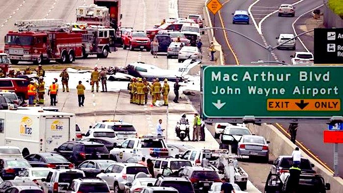 planecrash freeway